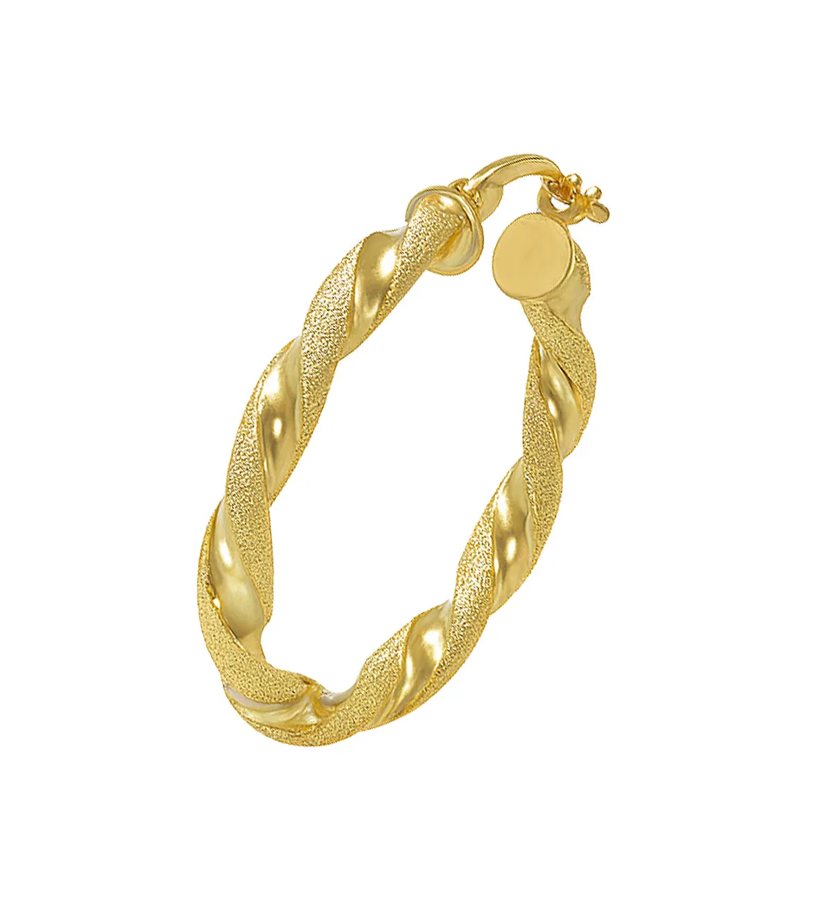 Pendientes de oro 18K 197_2163-D pendientes-de-oro-criolla-rizada-197_2163-d toma oblicua