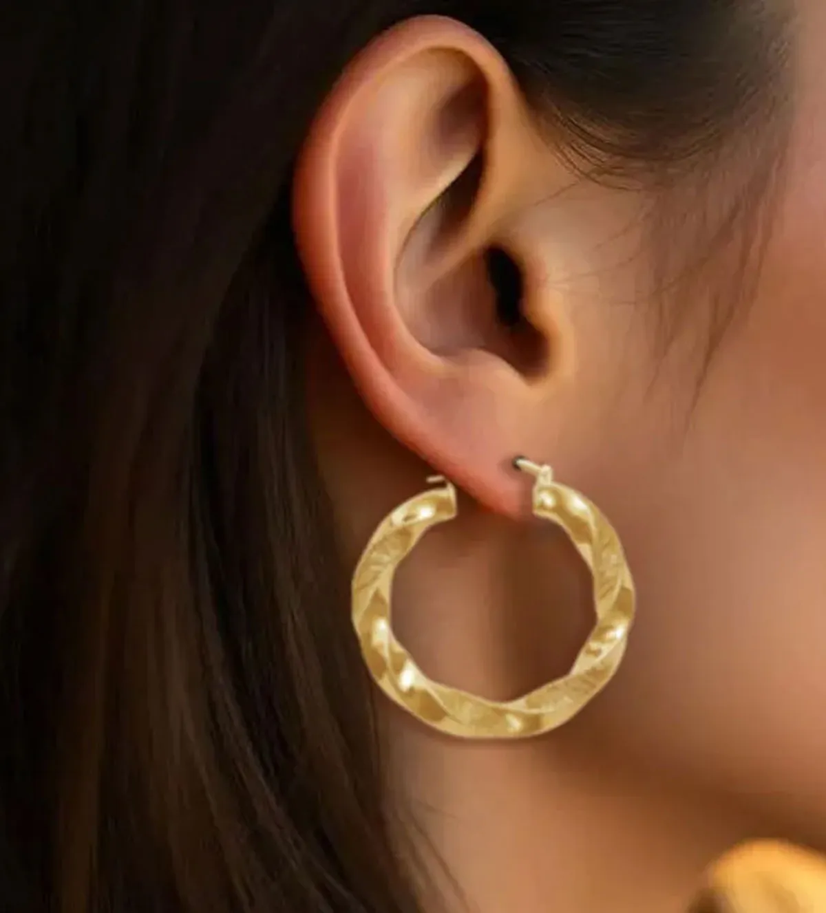 Pendientes de oro amarillo criollas 083_T82014 pendientes-de-oro-criollas-rizadas-con-greca-083_T82014