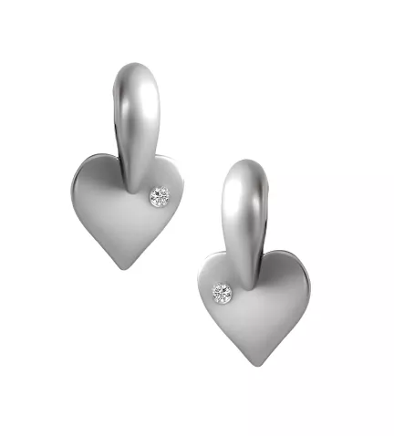 pendientes de plata love