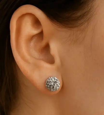 pendientes-de-plata-bola-fresina-cristal-checo-240_PCB-10 modelo mujer