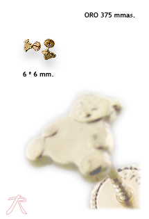 Pendientes dormilona oro 9 Ktes. sin piedras rfcia.045_9K074648098-10