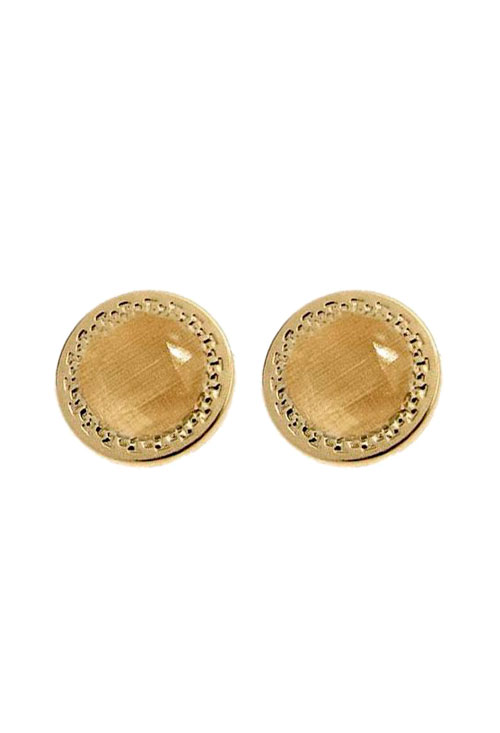 Pendientes acero y oro con cuarzo amarillo 094_61399-PGOP-6 Pendientes fantasia diversos materiales rfcia.094_61399-PGOP-6