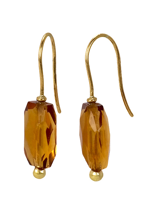 Pendientes largos en oro con Citrino 007_11140-CI Pendientes largos en oro, largos, Citrino - foto 3 - rfcia.007_11140-CI