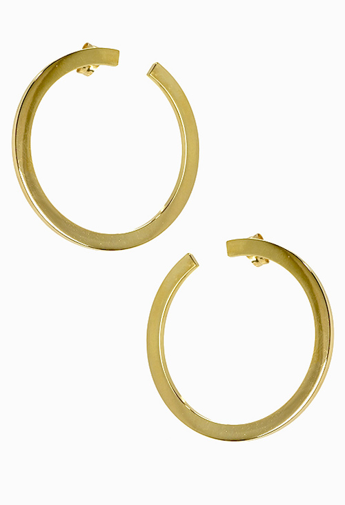 Pendientes oro amarillo 18 ktes aros con sistemas de presion - foto 3 - rfcia.007_10859