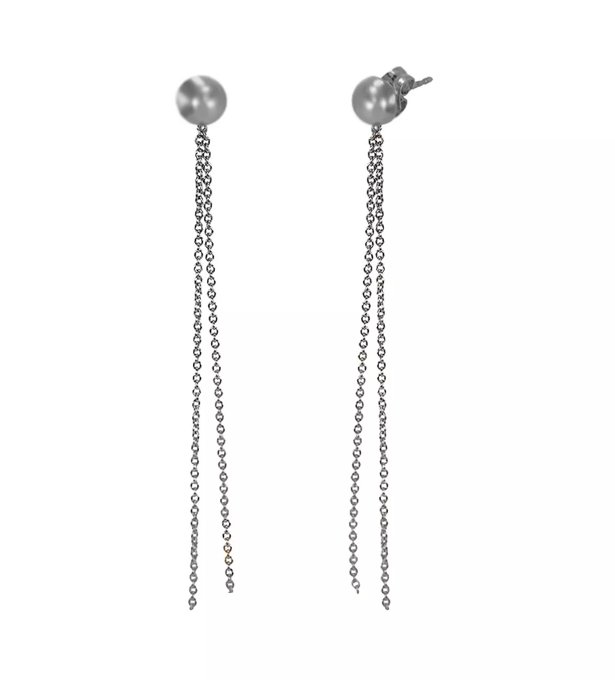 Pendientes de oro "Baile Blanco" pendientes de oro baile blanco