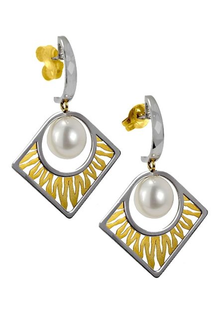 Pendientes oro ley y para novia Perlas cultivadas a precios baratos para venta online 095_436865