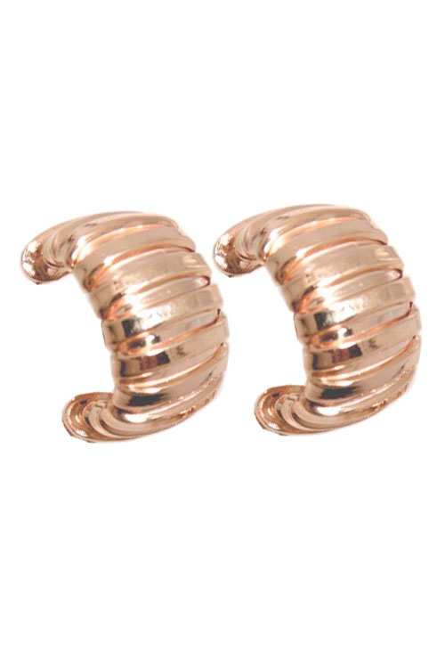 Pendientes plata chapada en rosa 248_0287-R pendientes-plata-ley-aretes-sin-piedras-i-rfcia.248_0287-r_01