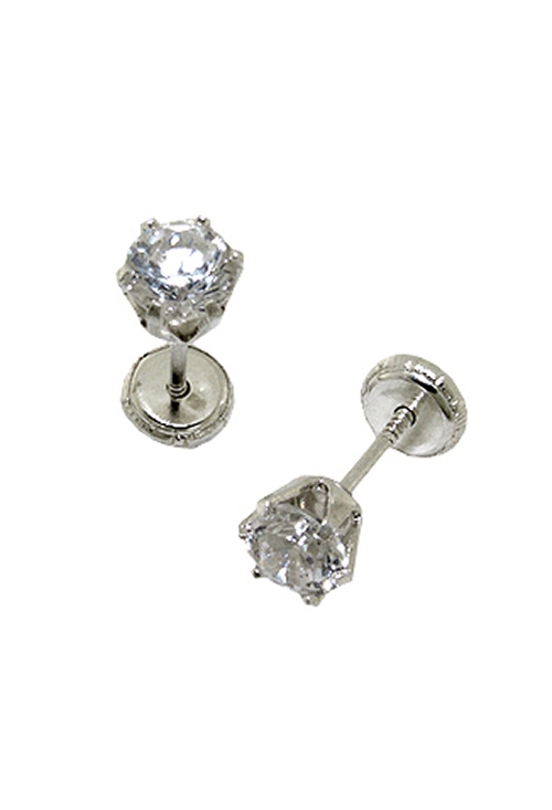 Pendientes plata ley. dormilonas. con piedras - foto 1 - rfcia.030_0310-4PL