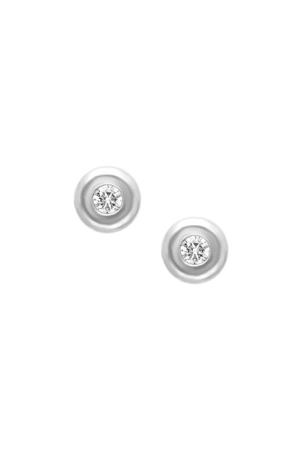 Pendientes oro con diamante, dormilonas 095_454413