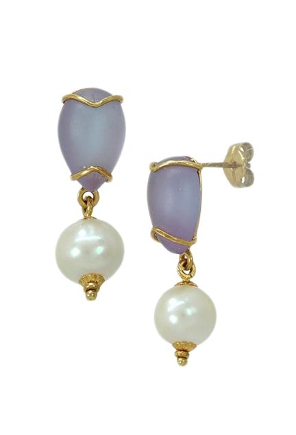 pendientes oro 18k con cuarzos y perlas cultivadas foto lateral 140_P-2.461-5_01 vista lateral detalle presion