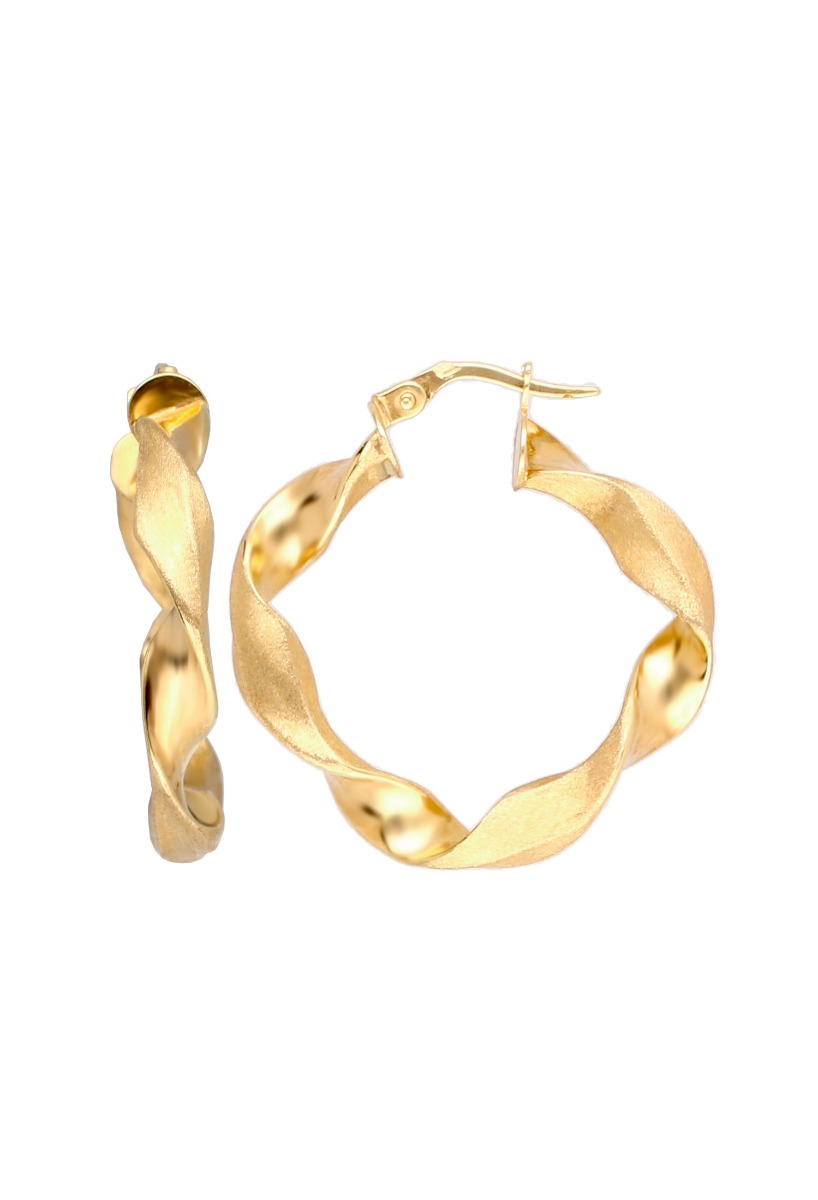 Pendiente oro 9 Ktes. Criollas chanela retorcida. 243_9K240-00392-20 pendiente-oro-9-ktes.-criollas-aros-sin-piedras-i-rfcia.243_9k240-00392-20