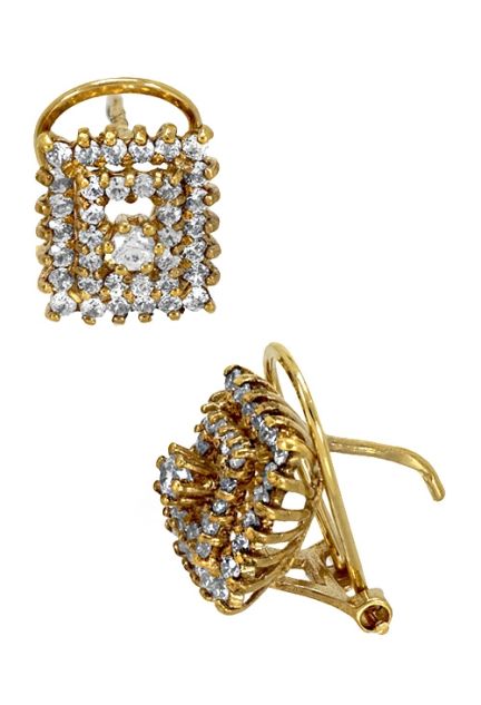 Pendientes de oro amarillo para mujer 002_50965-P-OA precios baratos en joyas para mujer