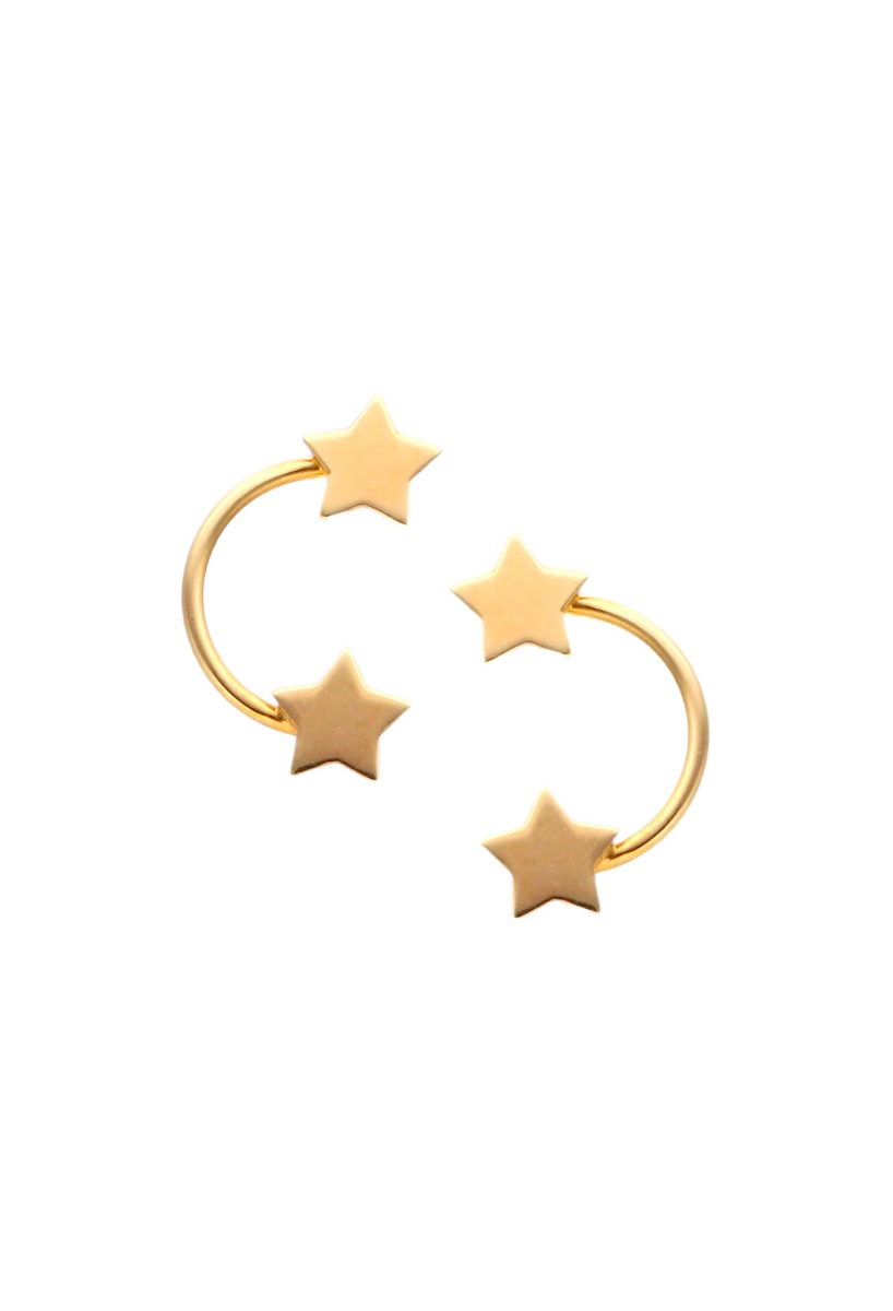 Pendientes oro sin piedras - foto 1 - rfcia.059_8678-201