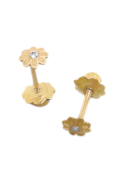 Pendientes dormilona oro para bebé 234_2002-0