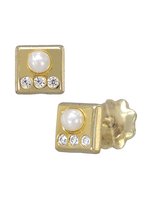 pendientes de oro para recien nacida foto lateral precio barato en joyeria online 197_1-1306_01