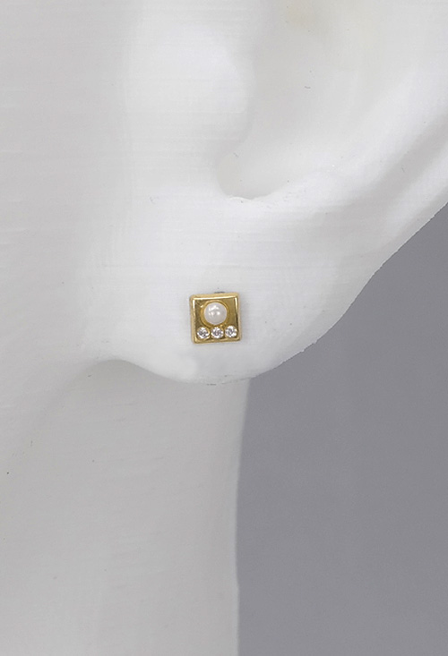 pendientes de oro para recien nacida foto maniqui oreja precio barato en joyeria online 197_1-1306_02