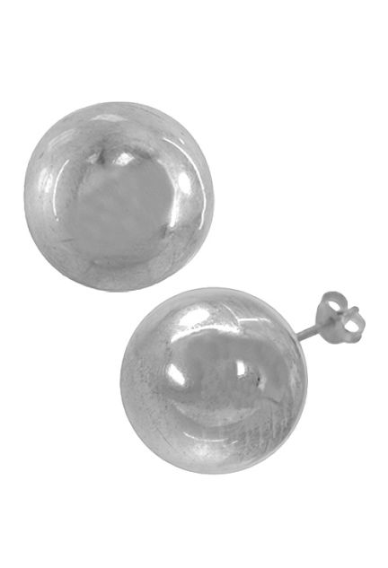 pendientes de plata bola lisa 18 mm vista lateral 200_10150-2_01