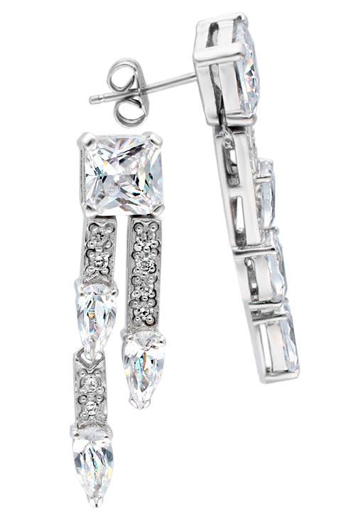 Pendientes plata alta joyería 132_08739-P pendientes de plata con circonitas pendientes largos fotografia para joyeria online toma tres 132_08739-P_03