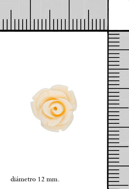 pendientes de plata con resina tallada forma de rosa 103_SE610-B_M