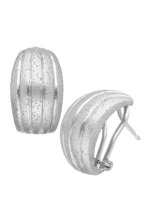 Pendientes de plata tripa 200_T085-04-RO pendientes de plata gallones diamantados 200_T085-04-RO_01