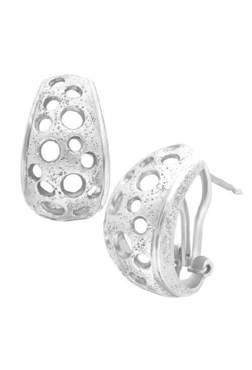 Pendientes plata de ley tripa calada 200_T085-03-RO pendientes de plata tripa calada toma lateral 200_T085-03-RO_01