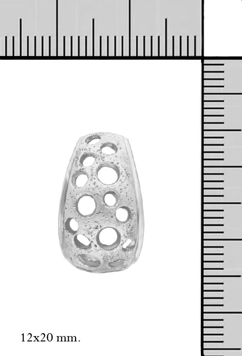 Pendientes plata de ley tripa calada 200_T085-03-RO pendientes de plata tripa calada toma medidas 200_T085-03-RO_M