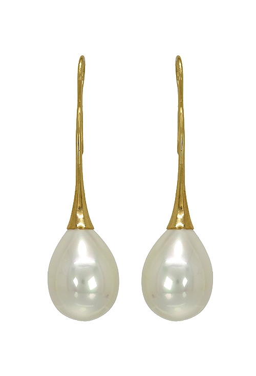 pendientes largos de oro con perla manacor vista frontal 002_52349-P