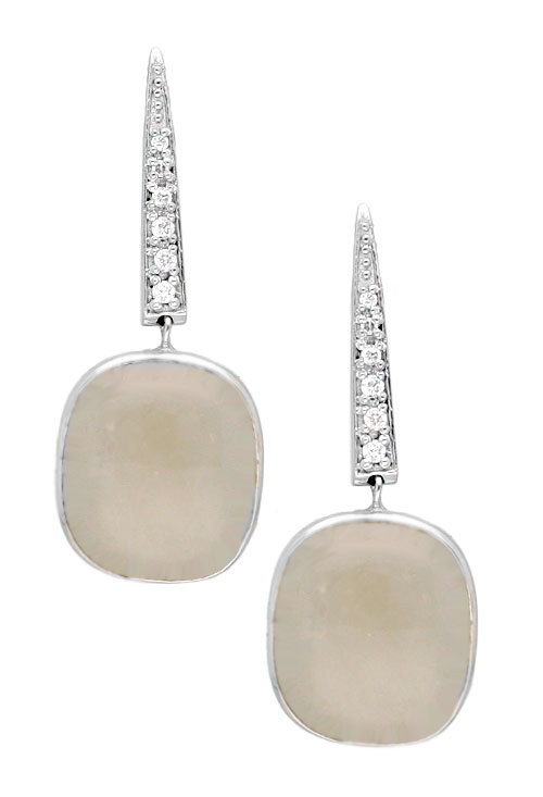 Pendientes largos de plata cuarzo verde 103_NSE737A-7 Pendientes plata ley largos con piedras rfcia.103_NSE737A-7