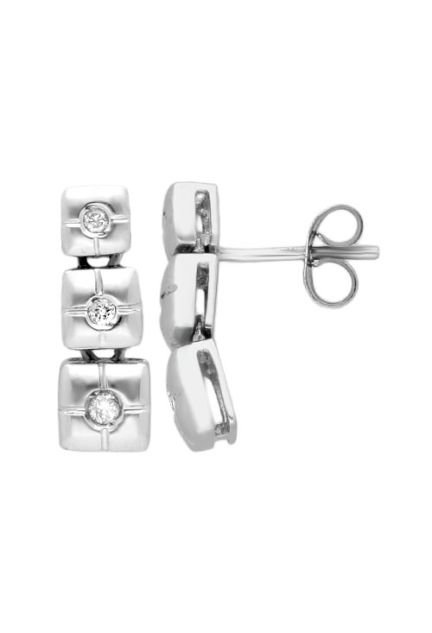 pendientes largos oro blanco 18 kilates con diamantes precio especial muy barato en joyeria online foto de lateral 192_Z1305_01