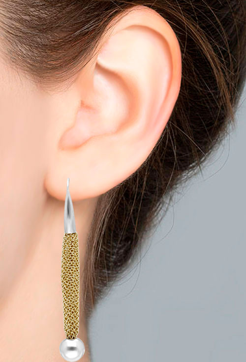 pendientes largos plata bicolor con malla 193_9200500_02