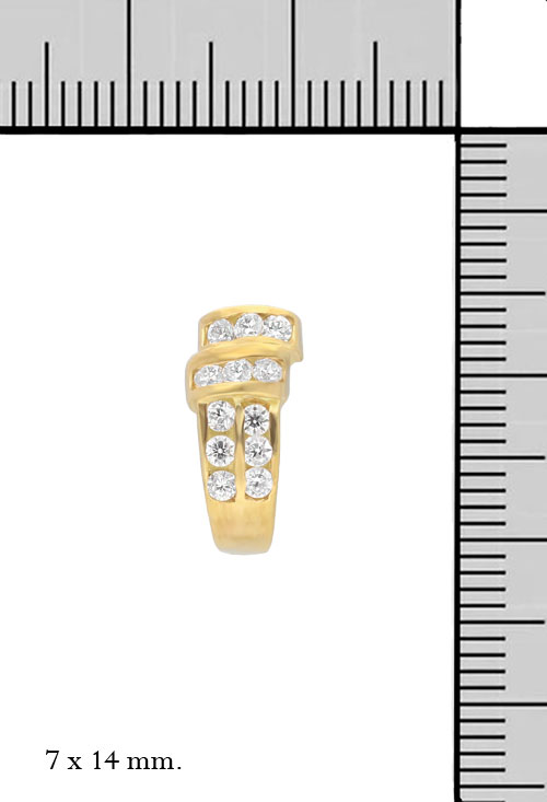 pendientes mujer oro amarillo 18 kilates con circonitas foto con medidas 002_5078-P