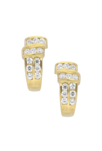 Pendientes oro, aretes, con piedras, oro amarillo - foto 1 - rfcia.002_5078-P