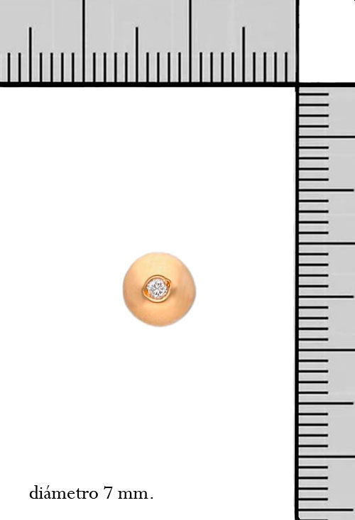 Pendientes oro con diamante, dormilonas. 192_Z1420-OA pendientes_oro_amarillo_18_kilates_con_diamante_talla_brillante_tipo_chaton_fotografia_medidas en milimetros_precio_barato_joyeria_online_192_z1420-oa