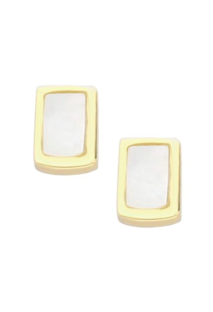Pendientes oro 1ª ley 750 mmas. (18 k.) aretes con piedras oro amarillo rfcia.057_55332-0000
