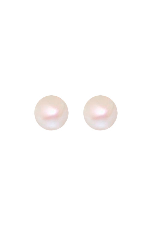 pendientes oro amarillo 18 kilates con perlas cultivadas de 6 mm precio barato joyeria online vista frontal 234_2444