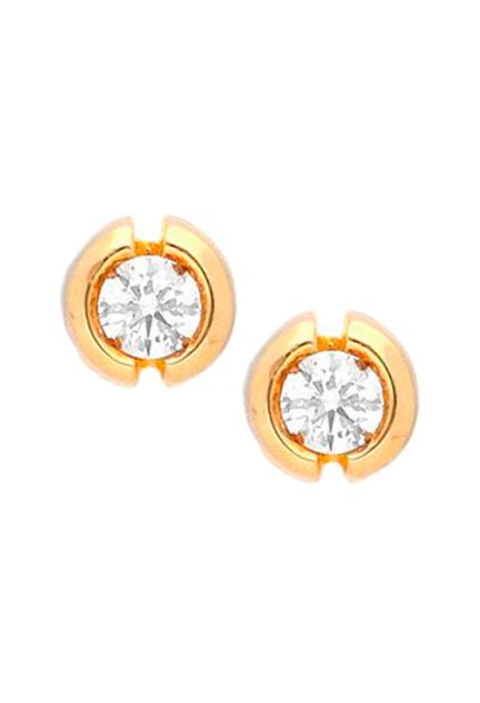 Pendientes oro 18 ktes con diamantes 139_58360102 (Pendientes)
