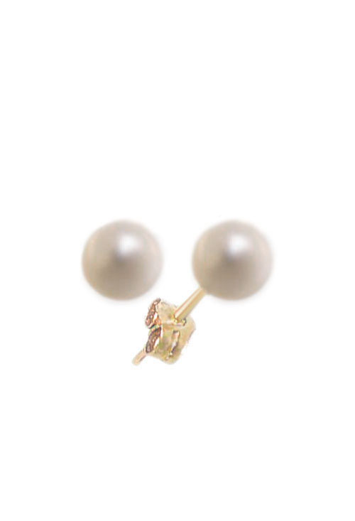 pendientes oro amarillo 18 kilates y perla cultivada foto lateral precio barato joyeria online 234_1987-6_01