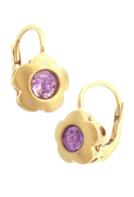 pendientes oro amarillo 18 ktes con amatista 115_001-P