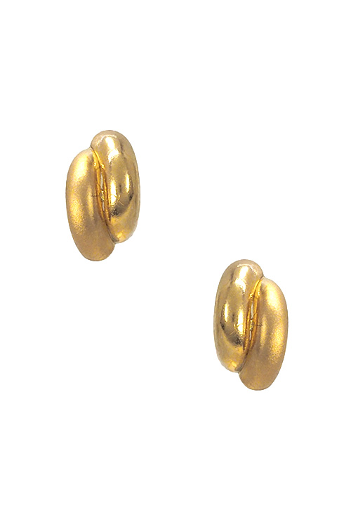 pendientes oro amarillo 18k para niña foto de frente 052_P008