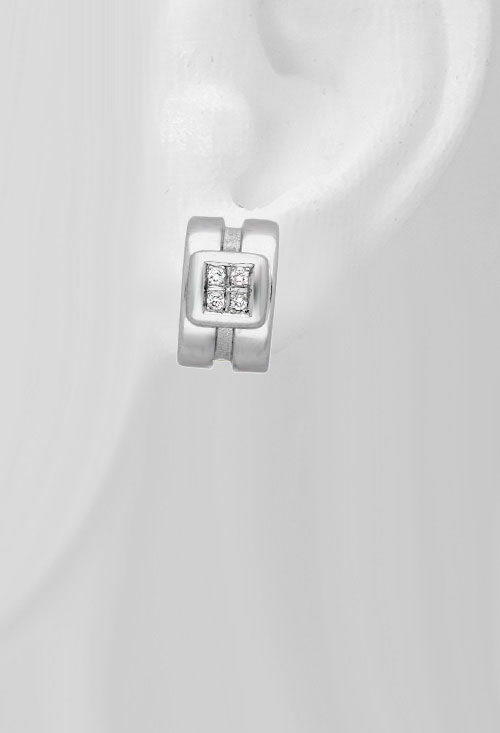 pendientes oro blanco 18 kilates con diamantes marca perelli foto modelo oreja precio especial muy barato para venta en joyeria online 111_5257_03