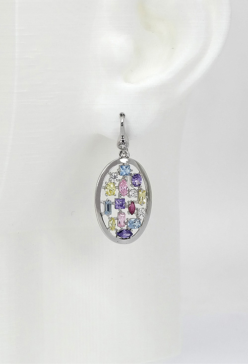 Conjunto oro blanco de pendientes y sortija con cuarzos de colores. 170_007792OB-ST Pendientes oro blanco con cuarzos de color con sistema de anzuelo peto 170_007792OB-ST_06