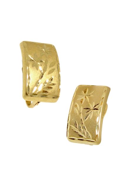 Pendientes oro motivo floral 085_0113150-2