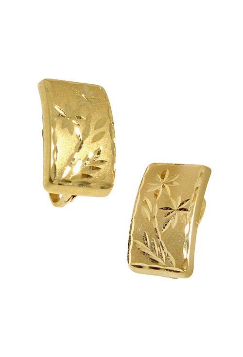 Pendientes oro motivo floral 085_0113150-2