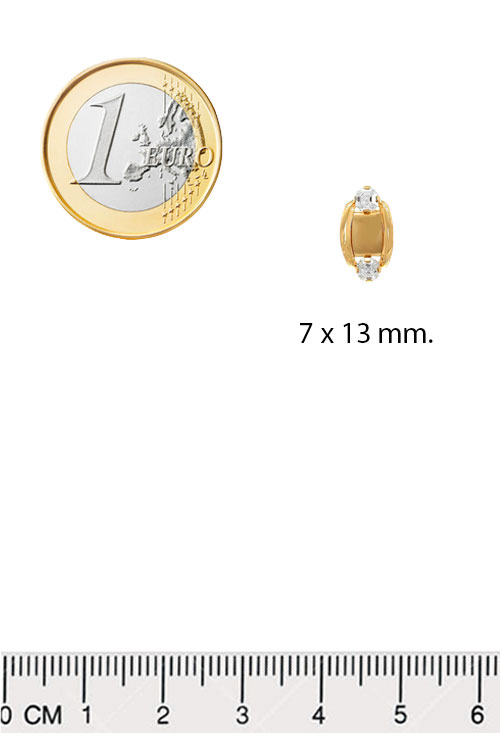 Pendientes oro 18k Comunión 146_K203 pendientes oro amarillo 18k para comunion precio barato joyeria online foto medidas 146_K203_01