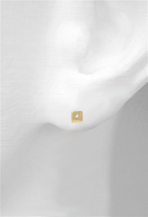 Pendientes de oro con diamante cuadrados 095_450551-CU pendientes_para_bebe_oro_y_diamante_forma_cuadrada_foto_expositor-oreja_095_450551-cu_02