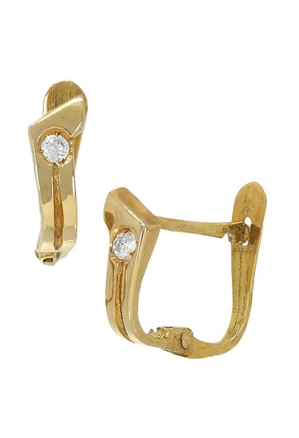 pendientes para niña primera comunion oro amarillo 18 kilates 139_5036-P_01