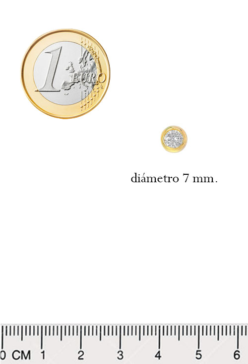 Pendientes plata chapada tipo chatón 248_C8I9083-A pendientes plata chapada con circon tipo chaton foto medidas