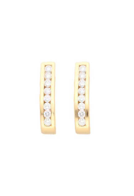 pendientes tipo arete oro amarillo 18 kilates con diamantes precio especial muy barato venta joyas online fotografia frontal 139_26660102