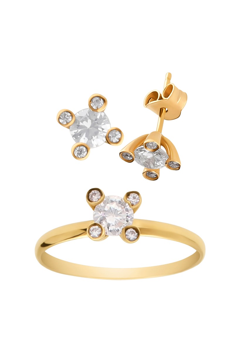 Conjunto oro, pendientes y sortija - foto 3 - rfcia.002_52523