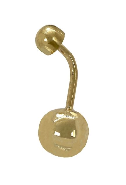 venta online Piercing de oro 18 ktes para ombligo modelo bola 019_3452